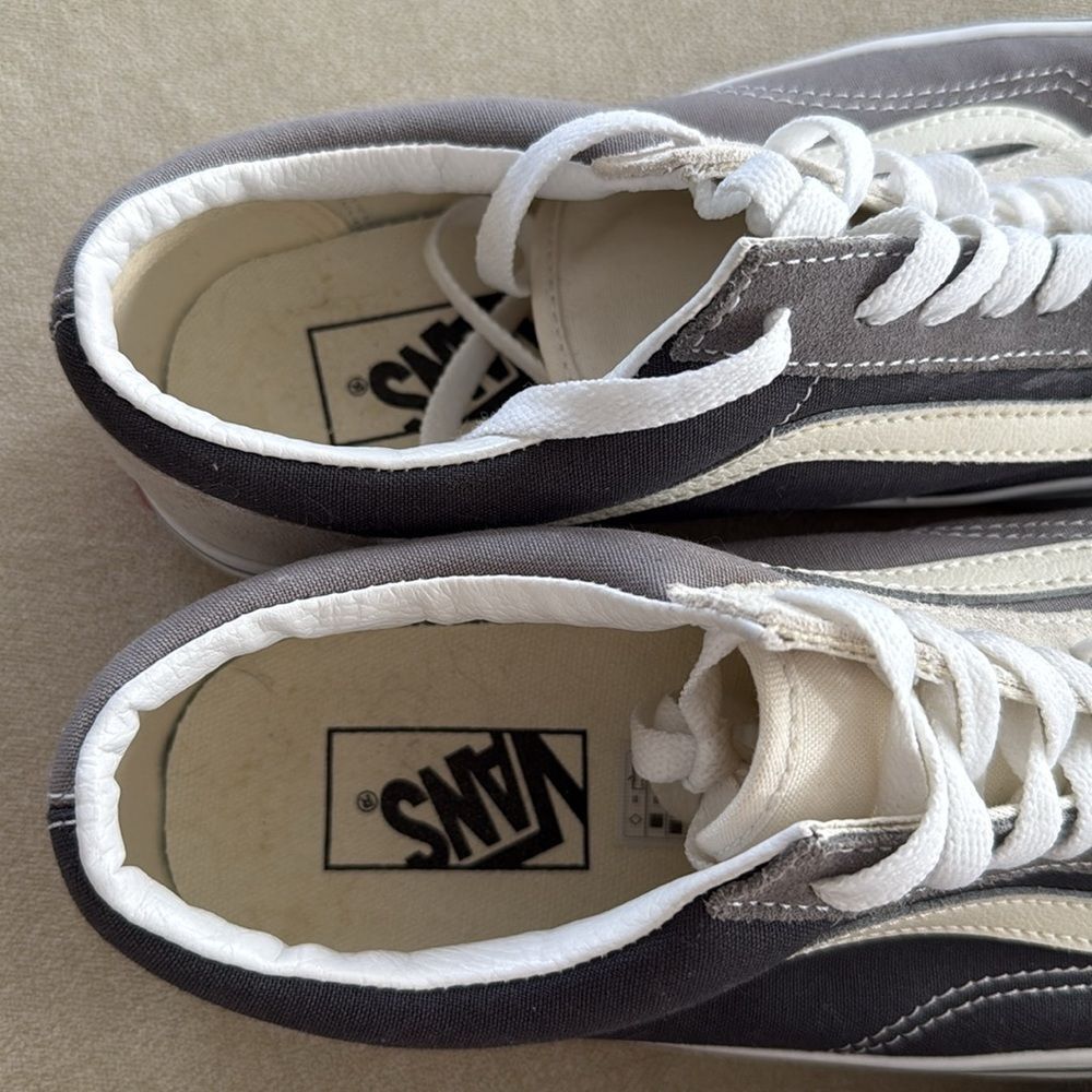 Vans Old Skool Style 36 Shoes Navy Gray Colorblock Sneakers - Picture 8 of 13